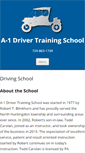 Mobile Screenshot of a-1drivertrainingschool.com